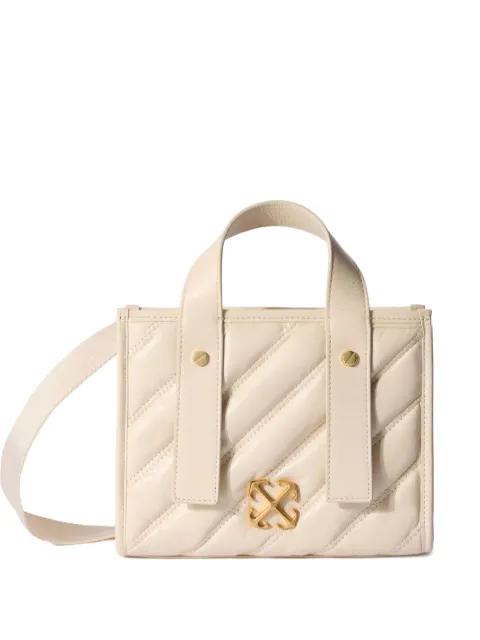 quilted leather tote bag by OFF-WHITE