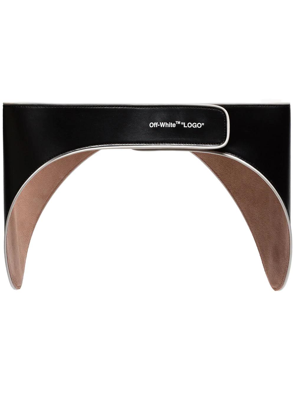 racing logo print belt by OFF-WHITE