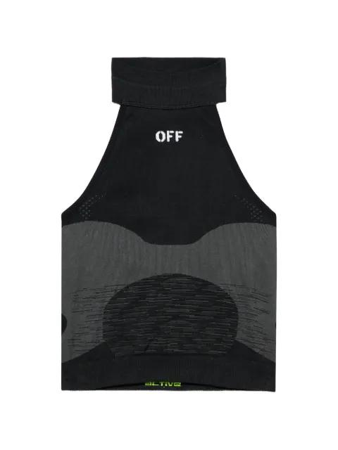 racing seamless tank top by OFF-WHITE