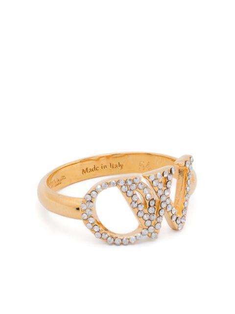 rhinestone-embellished ring by OFF-WHITE