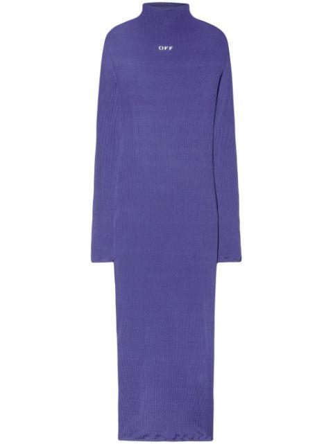 ribbed long dress by OFF-WHITE