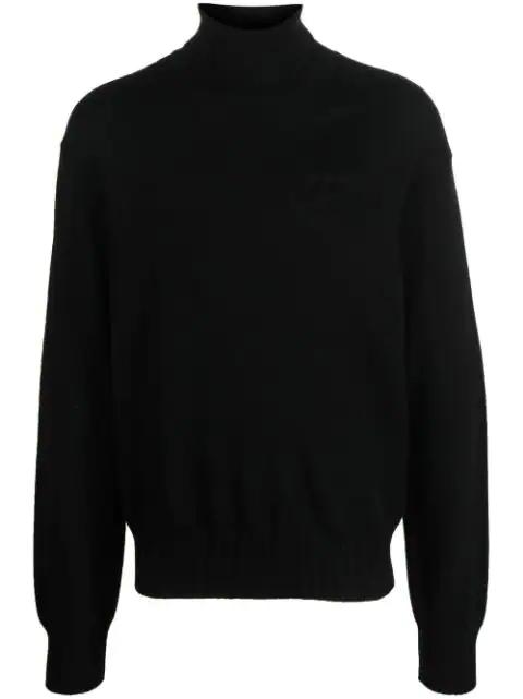 roll neck wool jumper by OFF-WHITE