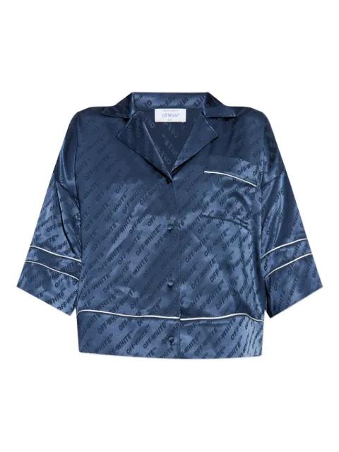satin pyjama shirt by OFF-WHITE