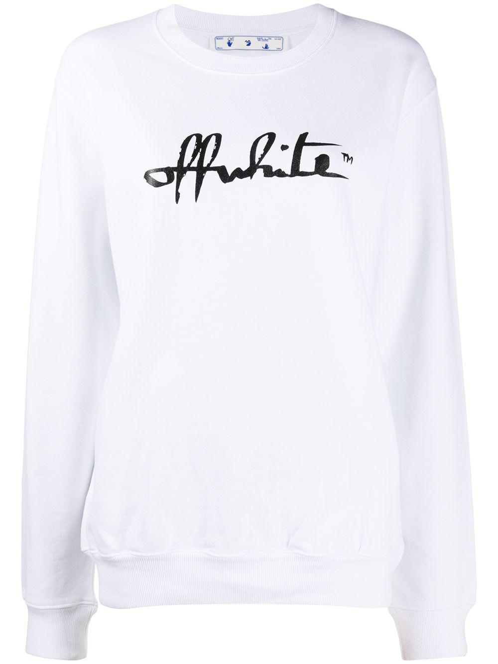 script logo sweatshirt by OFF-WHITE