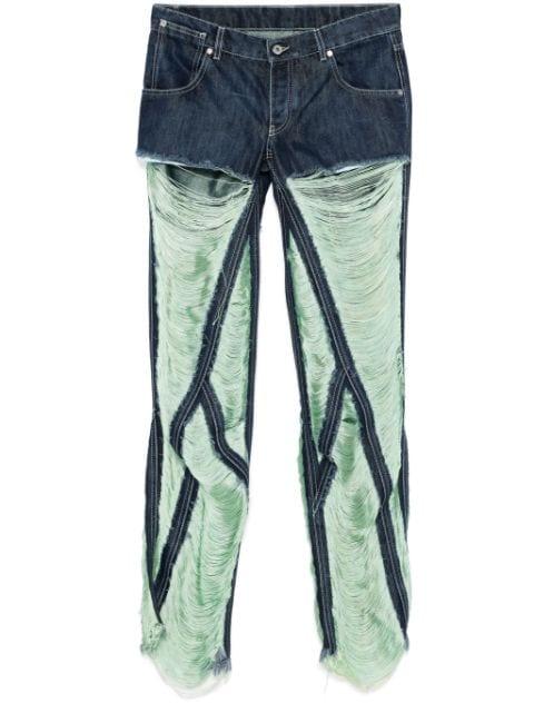 shredded jeans by OFF-WHITE