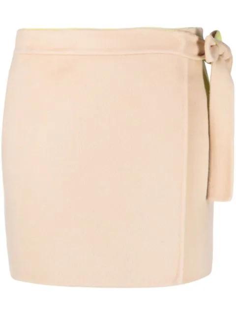 side tie fastening miniskirt by OFF-WHITE