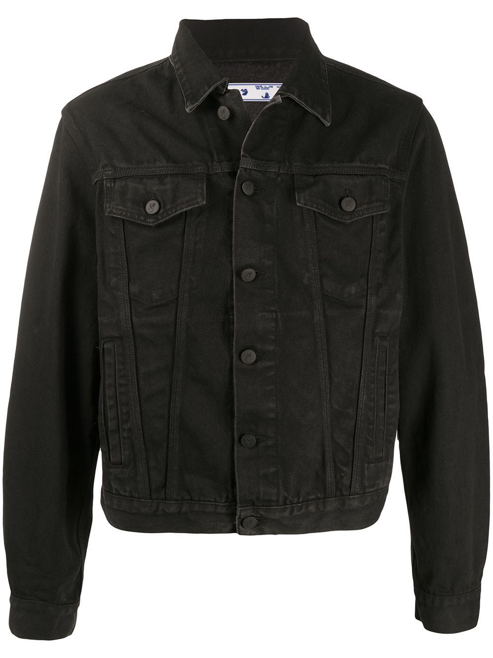 slim Arrows logo denim jacket by OFF-WHITE