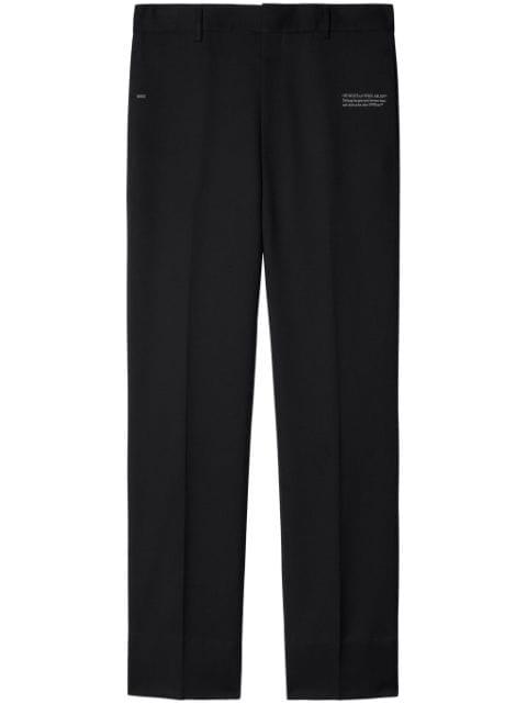 slim-fit trousers by OFF-WHITE