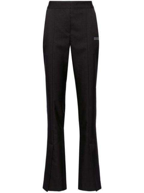 slitted twill trousers by OFF-WHITE
