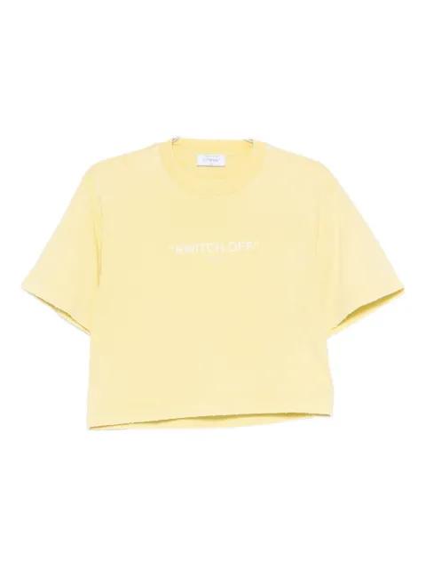 slogan-print T-shirt by OFF-WHITE