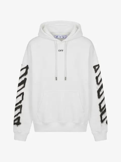 spray-effect Arrows hoodie by OFF-WHITE