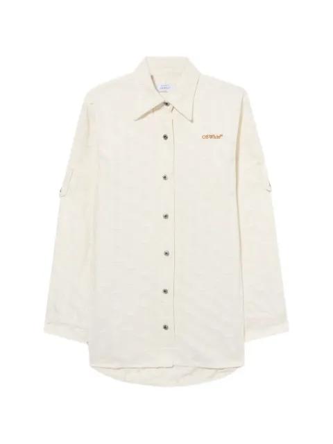 star-jacquard shirt jacket by OFF-WHITE