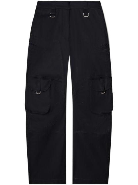 straight-leg cotton cargo trousers by OFF-WHITE