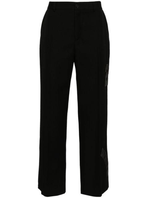 straight-leg virgin wool trousers by OFF-WHITE