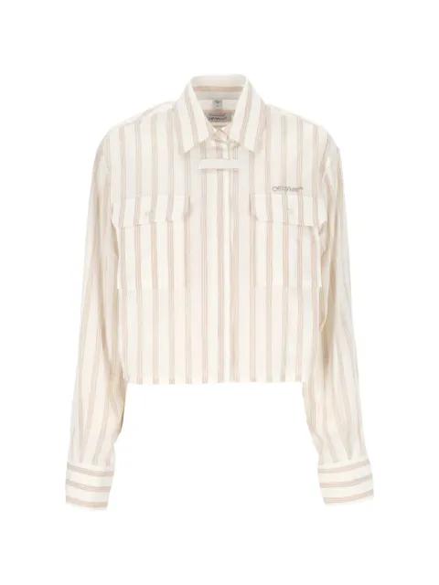 striped pocket shirt by OFF-WHITE