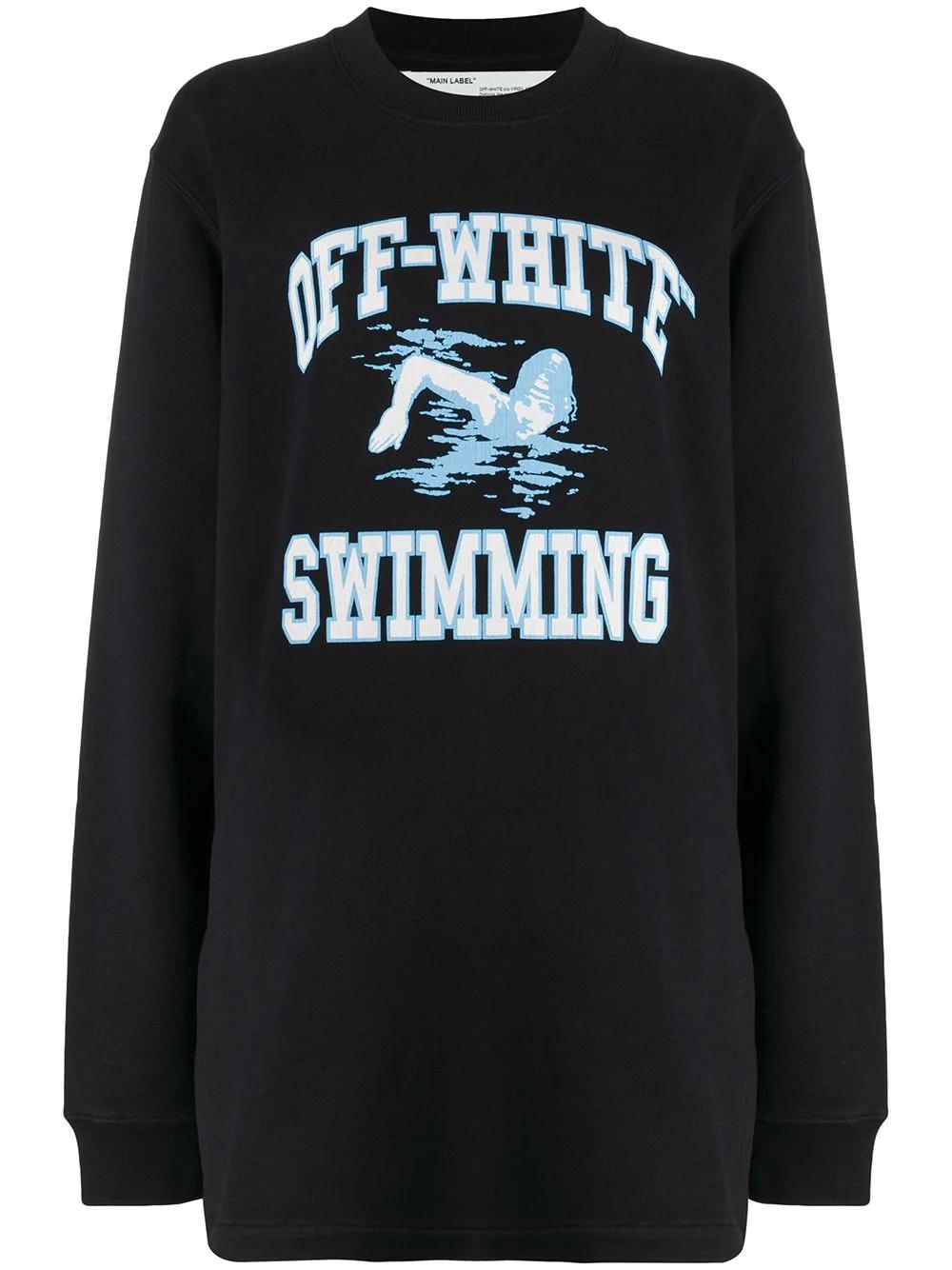 swimming print sweatshirt by OFF-WHITE