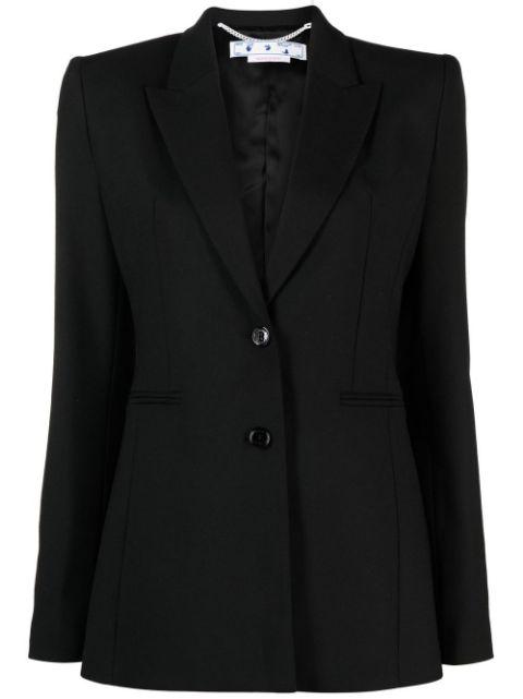 tailored single-breasted blazer by OFF-WHITE