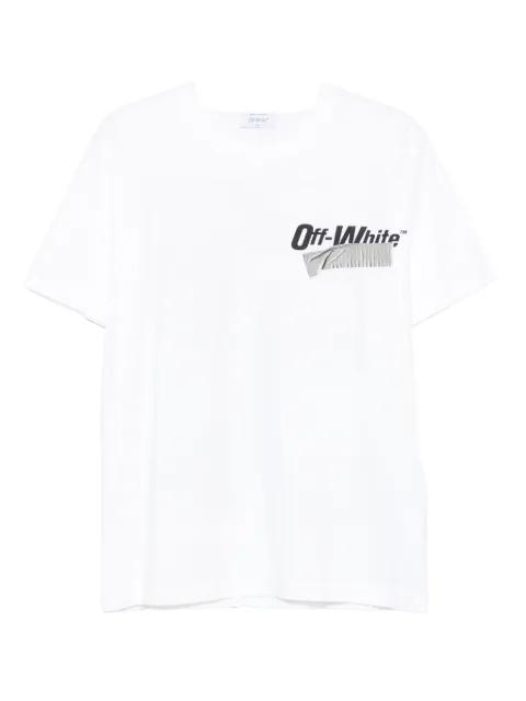 tape-detail polo shirt by OFF-WHITE