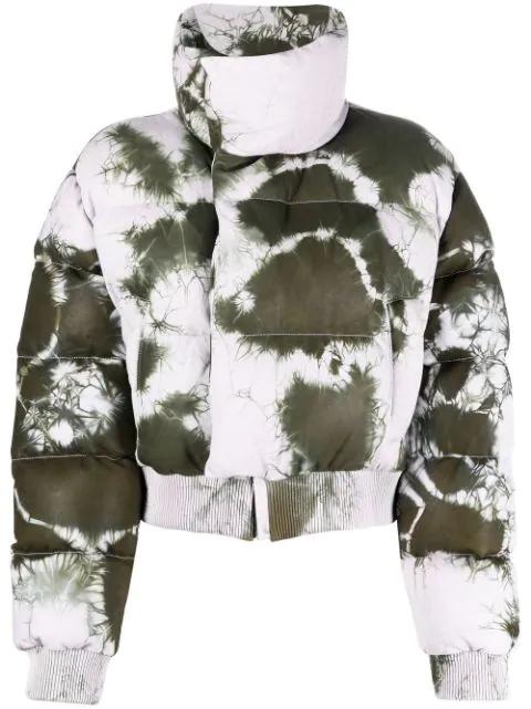 tie-dye puffer jacket by OFF-WHITE