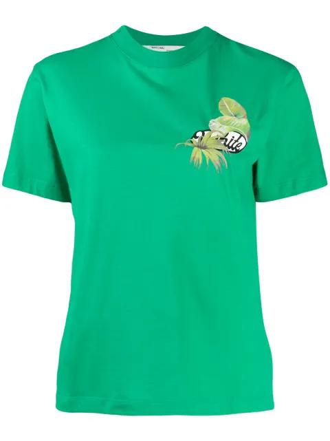 tropical logo print T-shirt by OFF-WHITE