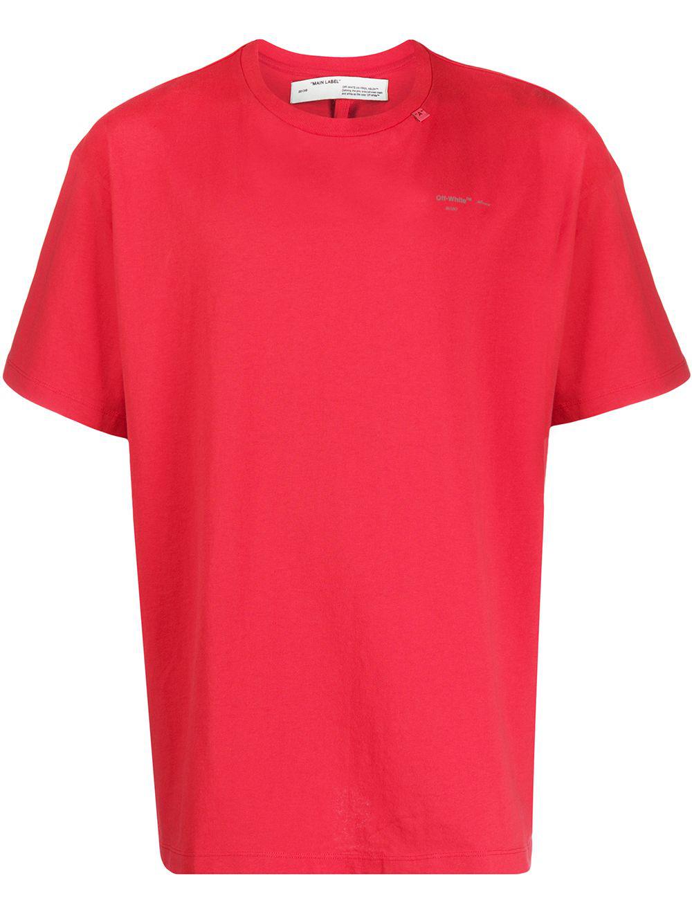 unfinished short-sleeve tee by OFF-WHITE
