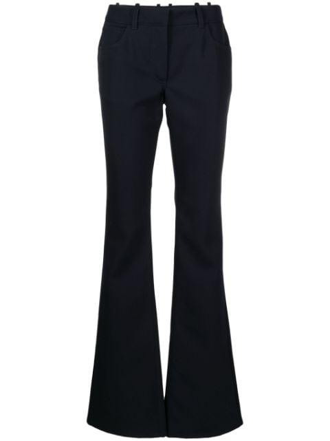 virgin wool flared trousers by OFF-WHITE