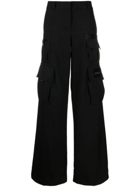 wide-leg cargo pants by OFF-WHITE
