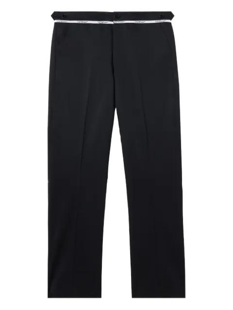 wool flare trousers by OFF-WHITE