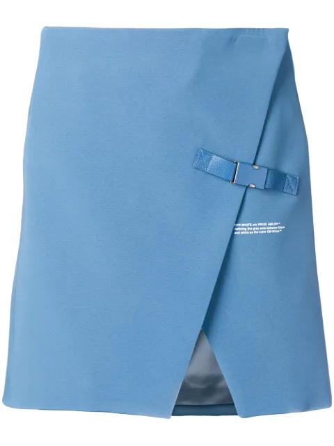 wrap-front miniskirt by OFF-WHITE