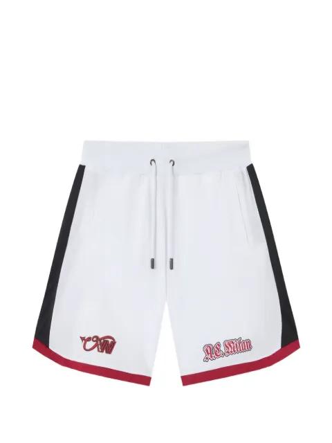x AC Milan Arrow-print shorts by OFF-WHITE