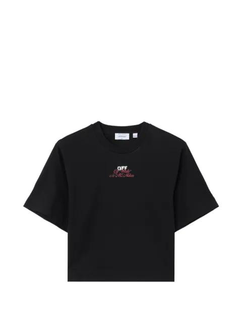 x AC Milan logo-print T-shirt by OFF-WHITE