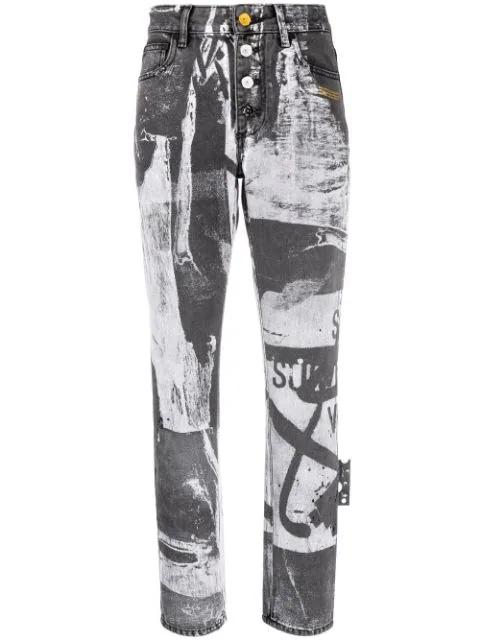 x Pablo Tomek high-waisted trousers by OFF-WHITE