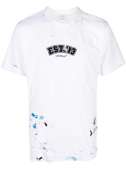 x Phillip Leyesa logo-print T-shirt by OFF-WHITE