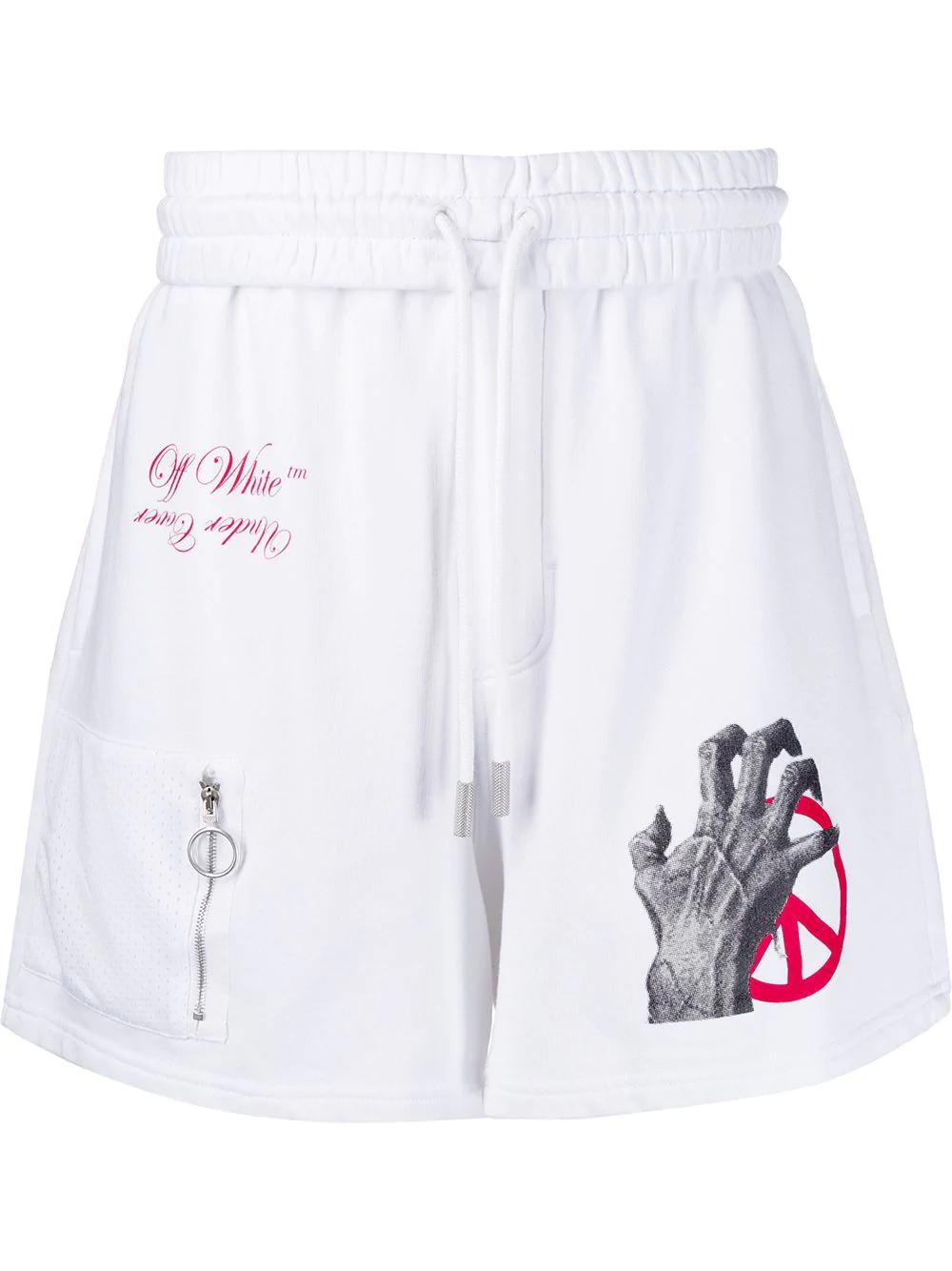 x Undercover Skeleton print bermuda shorts by OFF-WHITE