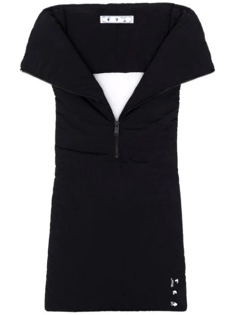 zip-up bib scarf by OFF-WHITE