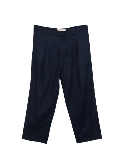 belt-loop pleated trousers by OFFICINA 36