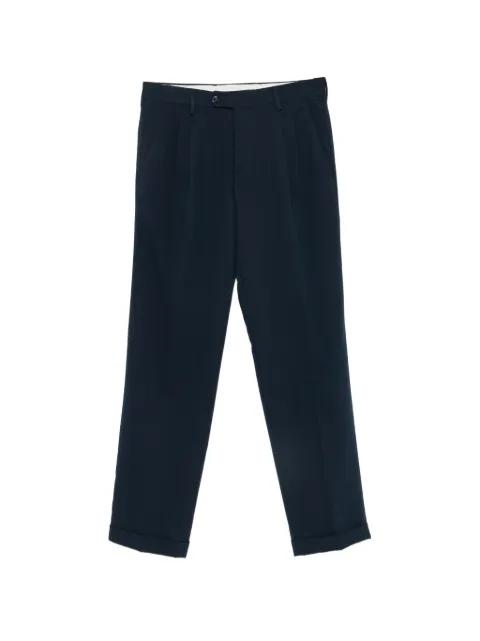 pleated turn-up trousers by OFFICINA SARTORIALE
