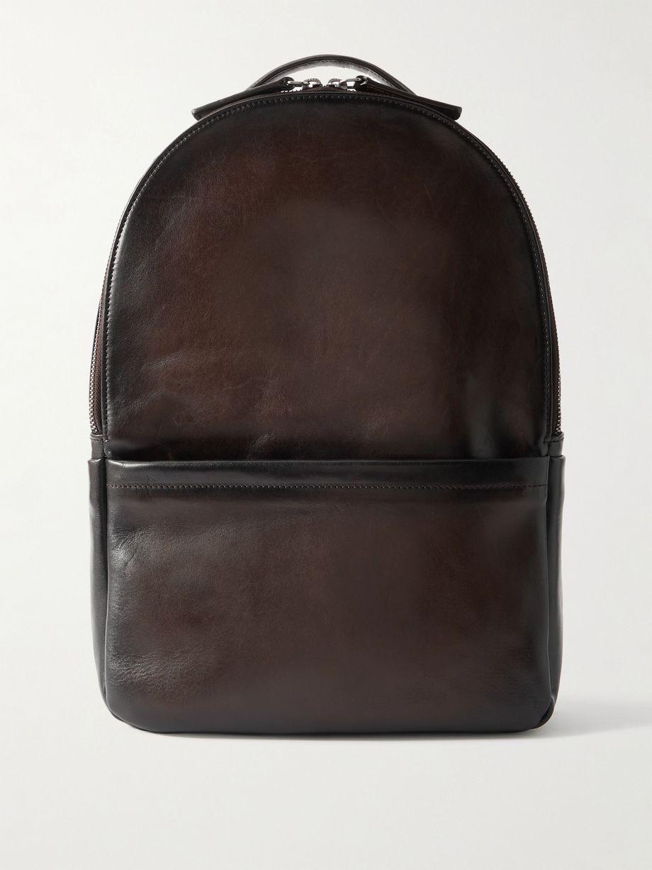 Quentin 20 Leather Backpack by OFFICINE CREATIVE