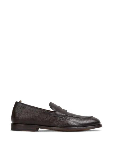 grainy-leather loafers by OFFICINE CREATIVE