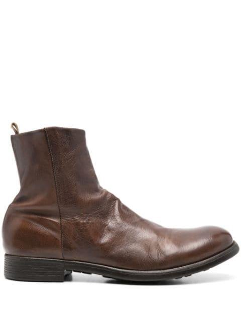 leather ankle boots by OFFICINE CREATIVE