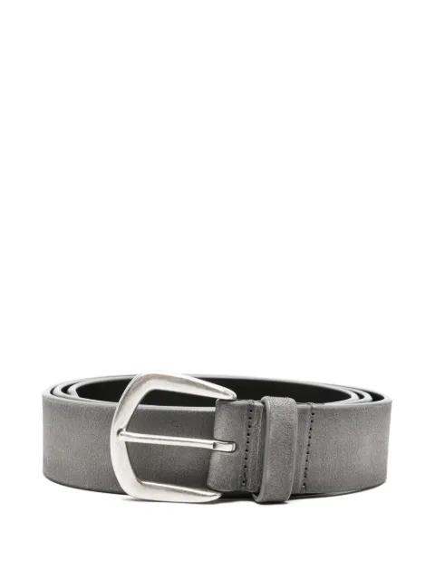 suede buckle belt by OFFICINE CREATIVE