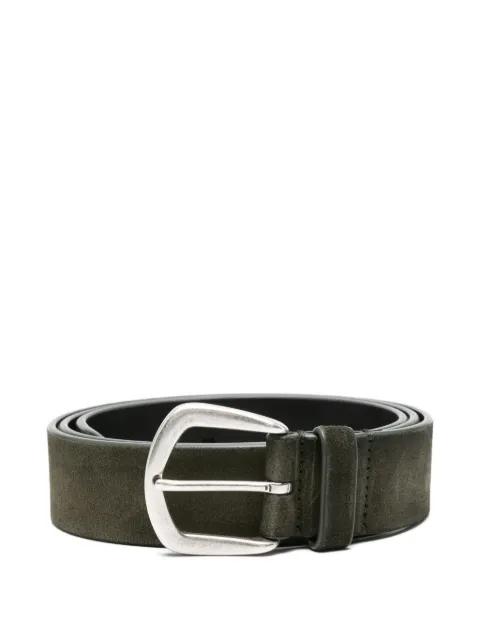 suede buckle belt by OFFICINE CREATIVE