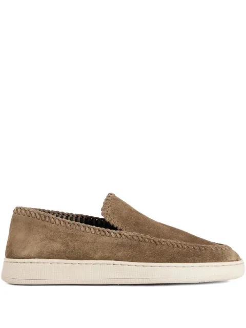 suede stitched loafers by OFFICINE CREATIVE