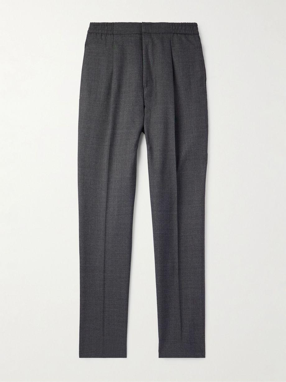 Drew Tapered Pleated Wool Trousers by OFFICINE GENERALE