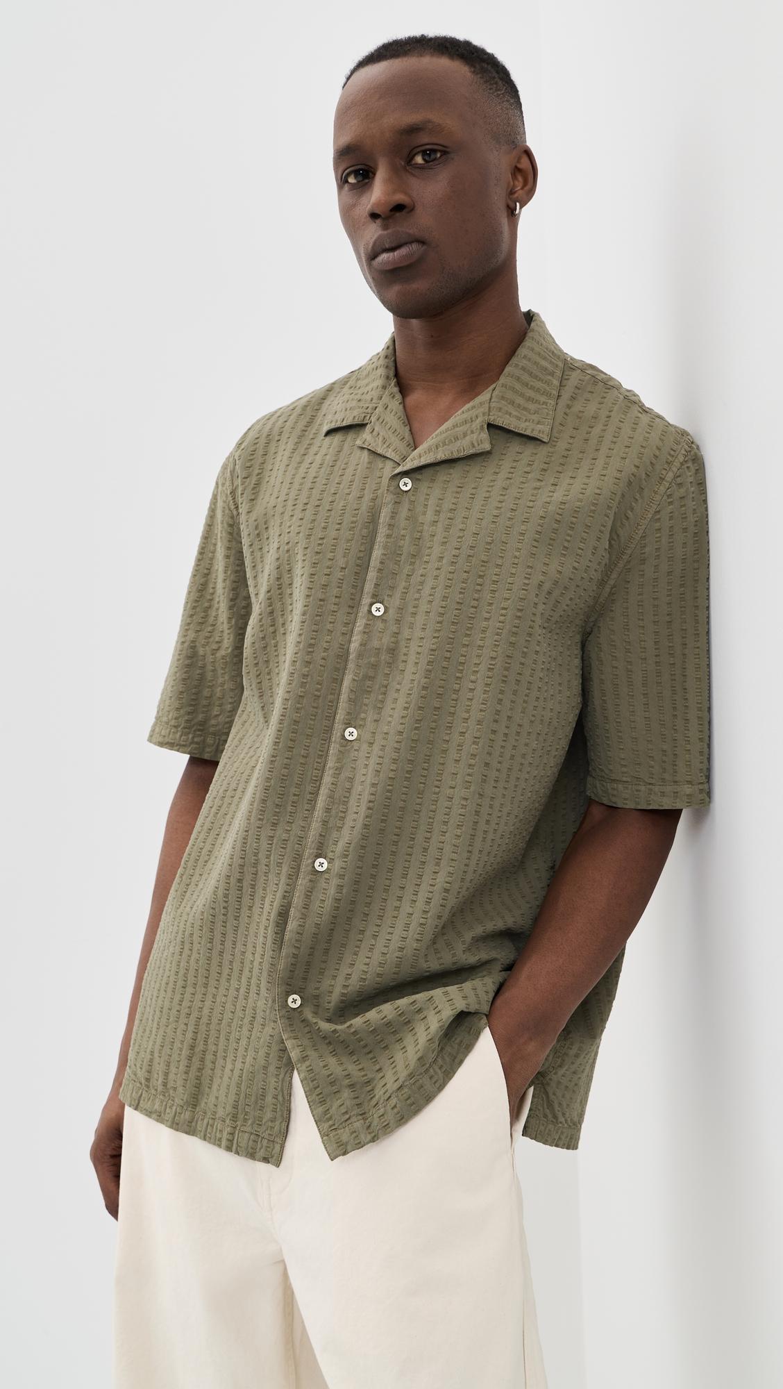 Eren Seersucker Shirt by OFFICINE GENERALE