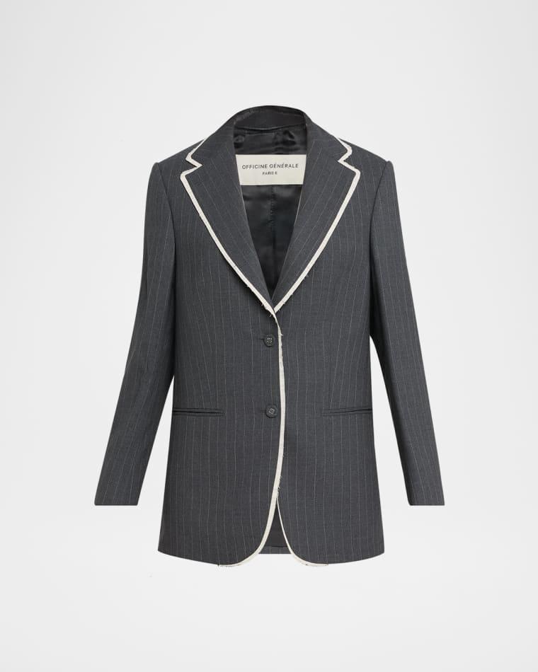 Giovanni Oversized Pinstripe Jacket by OFFICINE GENERALE