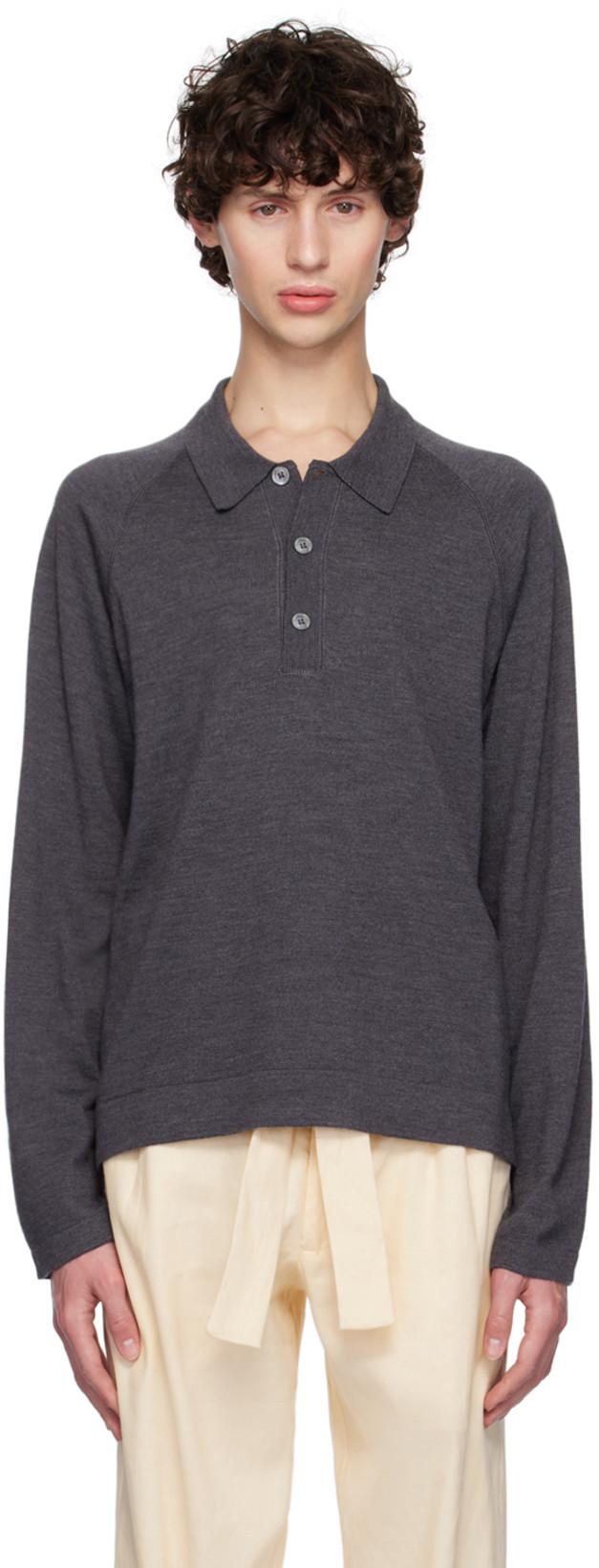 Gray Kass Polo by OFFICINE GENERALE