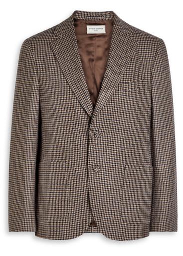 Houndstooth wool-blend blazer by OFFICINE GENERALE