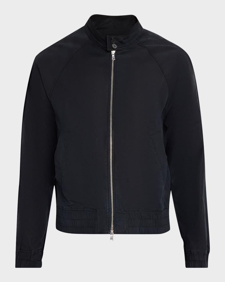 Men's Faded Black Cotton Twill Cory Jacket by OFFICINE GENERALE