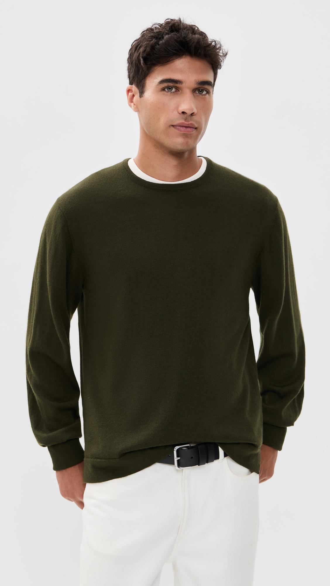 Nina Crew Neck Merino Wool Sweater by OFFICINE GENERALE